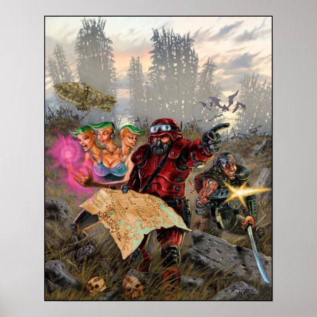 Poster Couverture de la zone de visibilité de la région d (Devant)