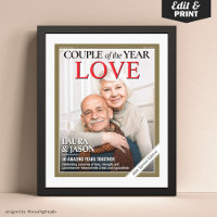 Couverture de magazine Anniversaire Personnalisé,