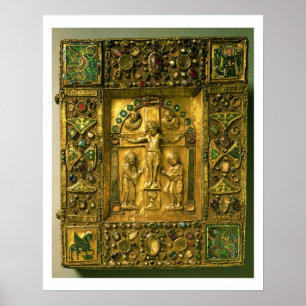 Poster Couverture d'évangile, Ottonian, Allemagne, 11ème