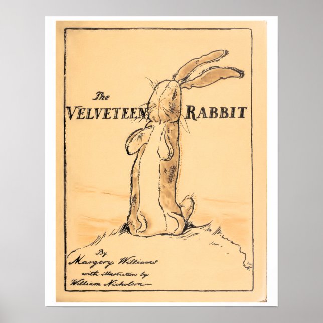 Poster Couverture du livre - Le lapin Velveteen (Devant)