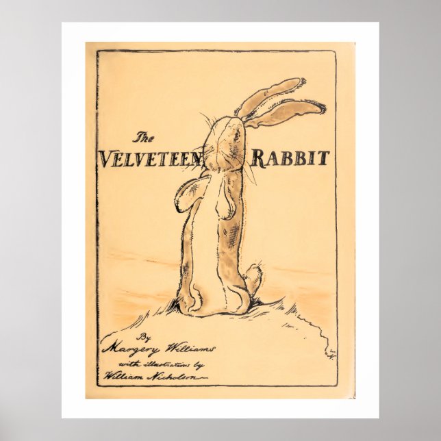 Poster Couverture du livre - Le lapin Velveteen (Devant)