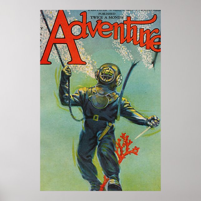 Poster Couverture du magazine Adventure (Devant)