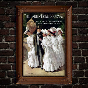Poster Couverture du magazine Edwardian Ladies' Home Jour