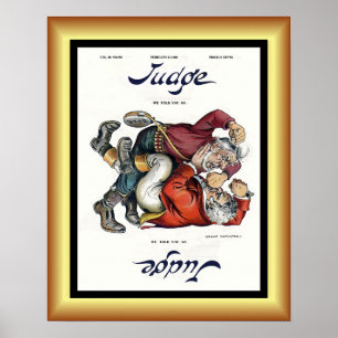 Poster Couverture du magazine Judge 24 février 1900 ~Gran