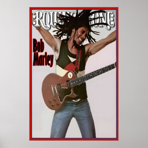 Poster Couverture du magazine Rolling Stone de Bob Marley