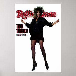Poster Couverture du magazine Rolling Stone de Tina Turne