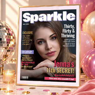 Poster Couverture du magazine Sparkle 30 Fête coquine et 