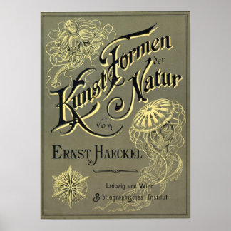 Poster Couverture Kunstformen der Natur