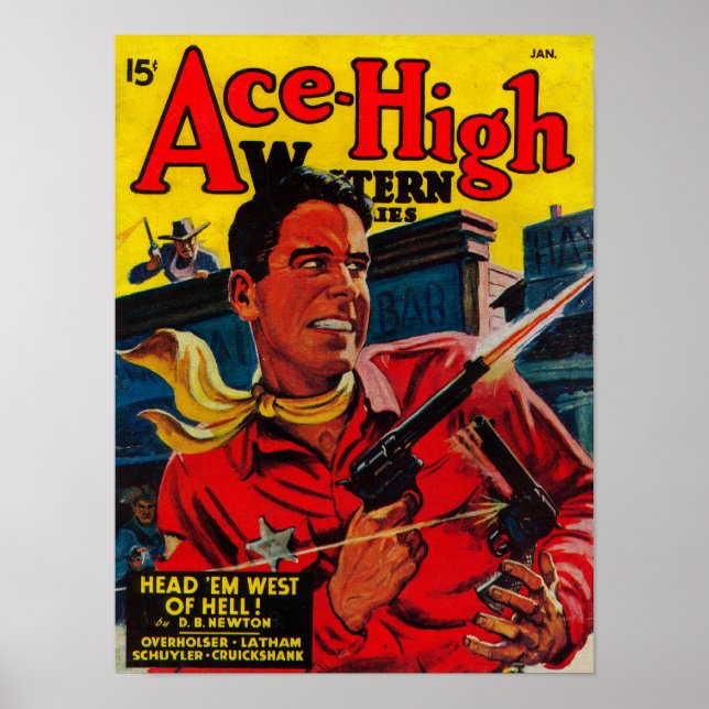 Poster Couverture Magazine Ace High 3 (Devant)