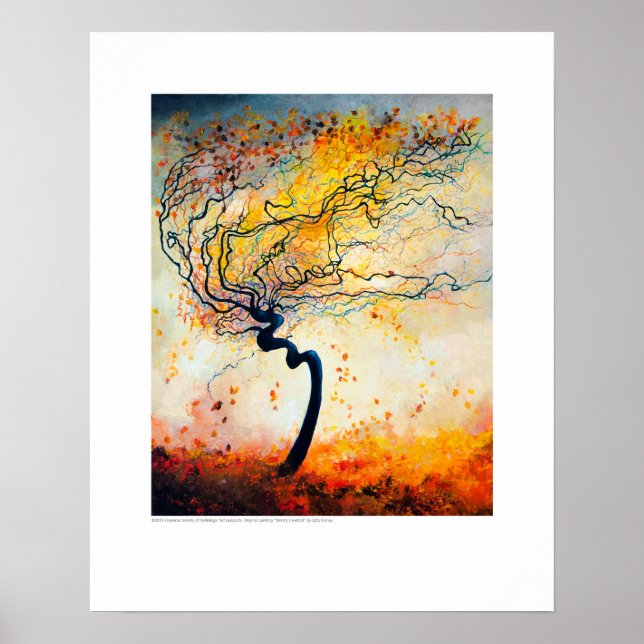 Poster Couverture X-ray - Cérébrale Stormy par L. Rainey (Devant)