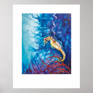 Poster Couverture X - Sacral Seahorse par L. Rainey