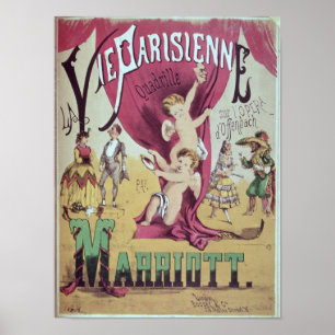 Poster Cover of score sheet 'La Vie Parisienne