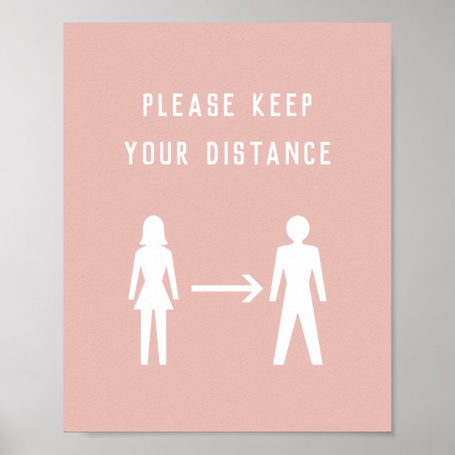 Poster Covid Distances sociales Changement de couleur Min (Devant)