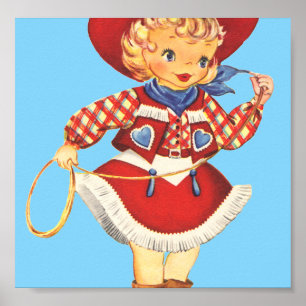 Poster Cow-girl de Connie