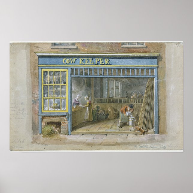 Poster Cow Keeper, 1825 (Devant)