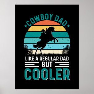 Poster Cowboy Dad