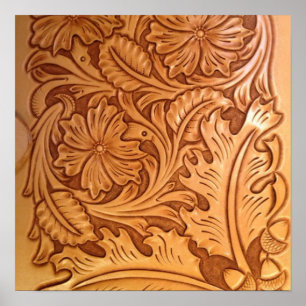 Poster cowboy rustique de l'ouest