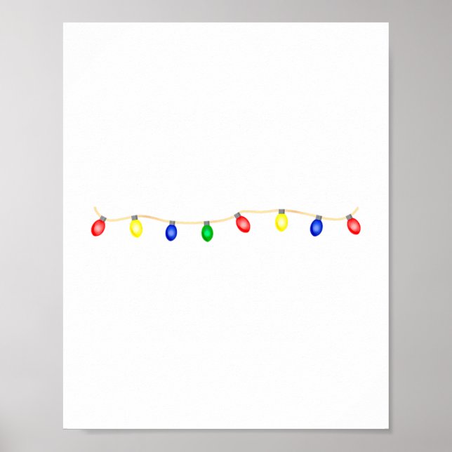 Poster Coworkers Are Like Christmas Lights Funny Coworker (Devant)