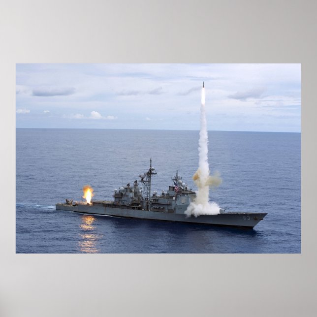 Poster Cowpens USS (CG 63) (Devant)