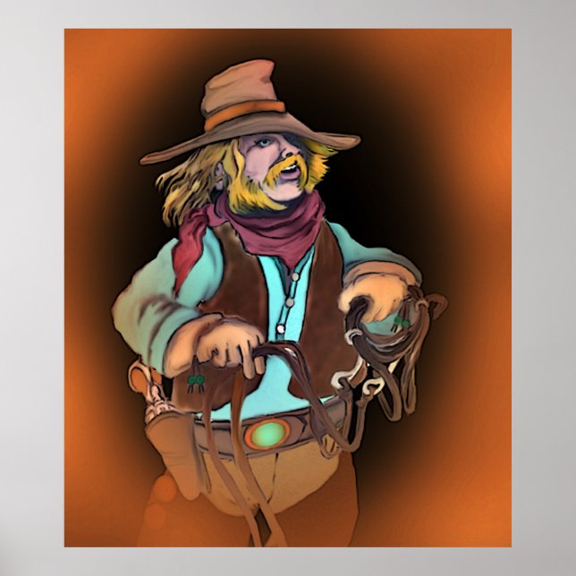 Poster cowpoke (Devant)