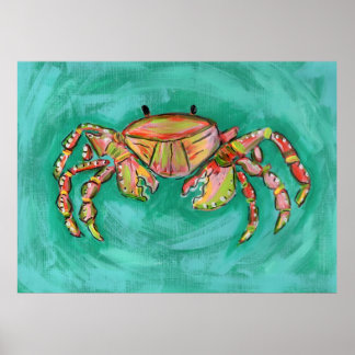 Poster Crabe calypso