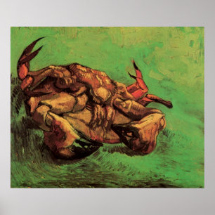 Poster Crabe sur le Dos par Vincent van Gogh