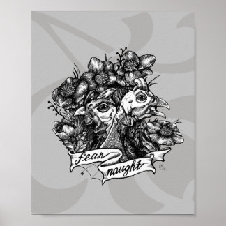 Poster CRAINTE : L'art du tatouage de Guinée avec un arri