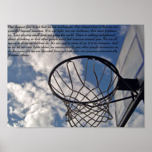 Poster Crainte Quote2 de Carter d'entraîneur