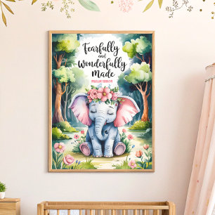 Poster Craintes & Merveilleusement Made Christian Nursery