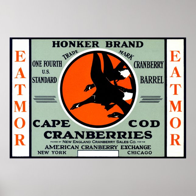 Poster Cranberries de marque Honker 1900 (Devant)