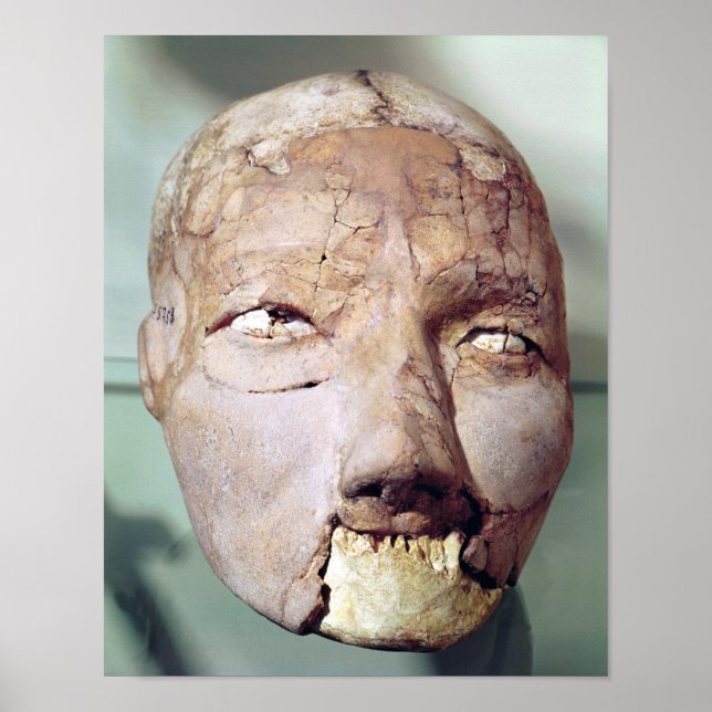 Poster Crâne, de Jéricho, 7000-6000 av. (Devant)