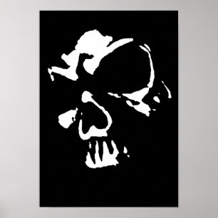 Poster Crâne gothique