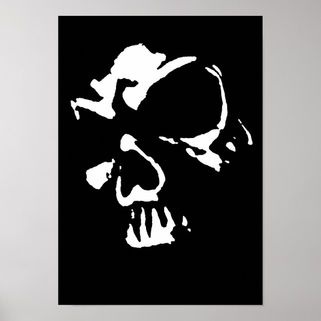 Poster Crâne gothique (Devant)