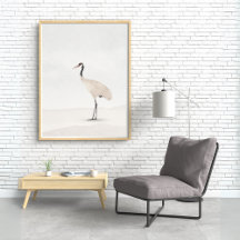 Crane Minimalist Aesthetic White Beige B-2