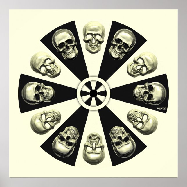 Poster Crânes (Devant)