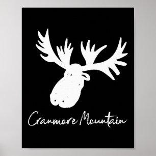 Poster Cranmore Mountain New Hampshire Ramure de orignal