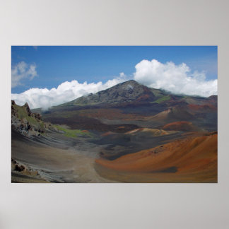 Poster Cratère de Haleakala, Maui, Hawaii