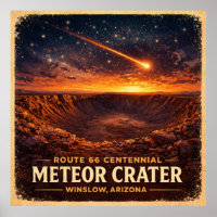 Cratère de météorite Winslow Arizona Centenaire