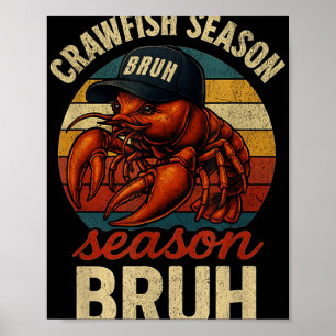 Poster Crawfish Seafood Festival Bruh Crawfish Ret
