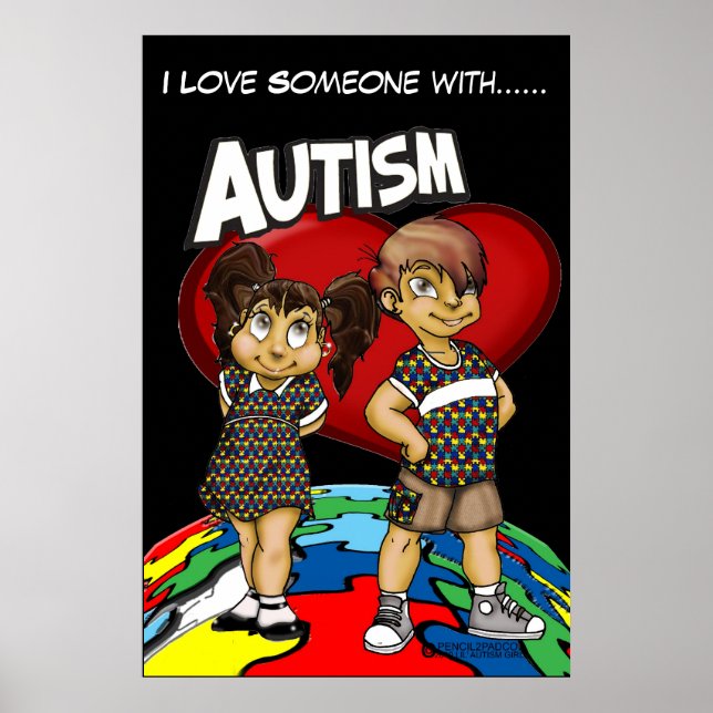 Poster Crayon 2 Pad Co. - Autisme (Devant)