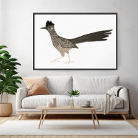 Crayon couleur de Roadrunner dessin sur blanc