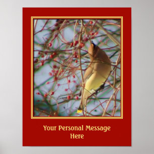 Poster Crayon Oiseau Créez votre propre personnalisation