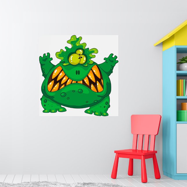 Poster Crazy Green Monster (Créateur téléchargé)