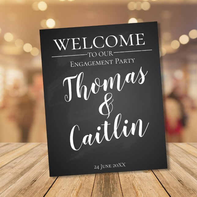 Poster Create your own chalkboard party sign (Créateur téléchargé)