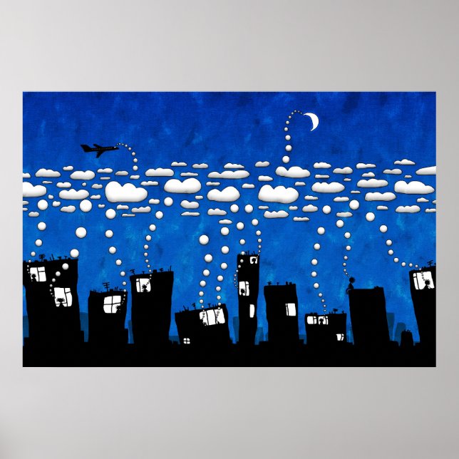 Poster Créateurs de nuages (Devant)