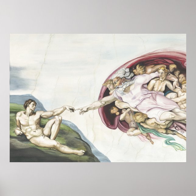 Poster Création d'Adam (Devant)