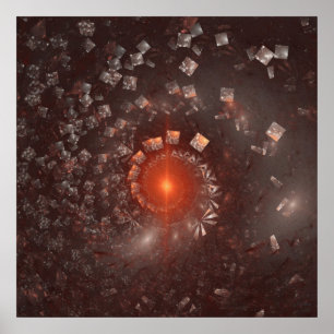 Poster 'Création de l'univers holographique 2'