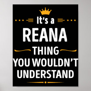 Poster Création Encrée - C'est une chose de Reana que vou