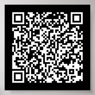 Poster Création instantanée de code QR (en entrant votre 