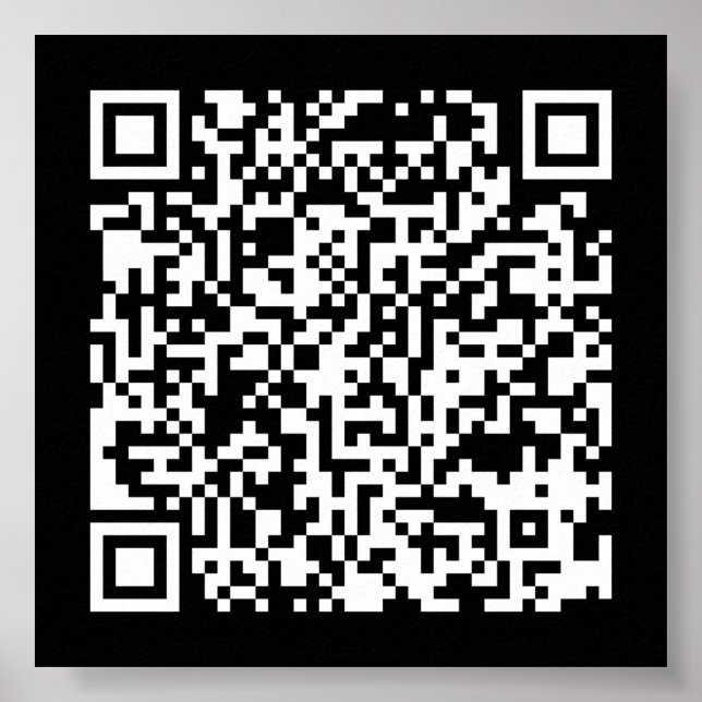 Poster Création instantanée de code QR (en entrant votre  (Devant)